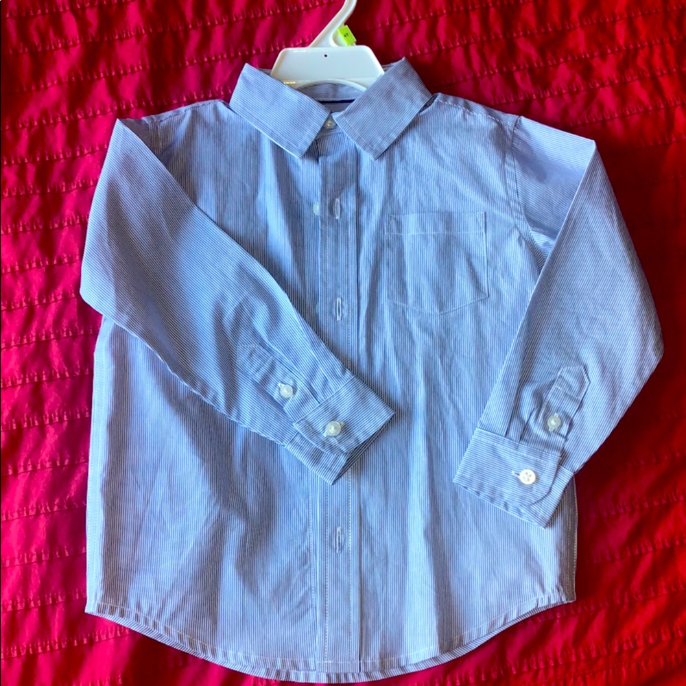 NWOT Janie and Jack poplin button up shirt